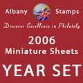 2006 Year Set of 7 Minisheets