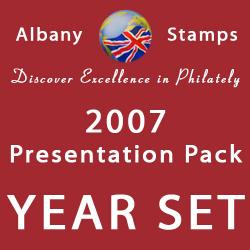 2007 Year Set Of 16 Presentation Packs
